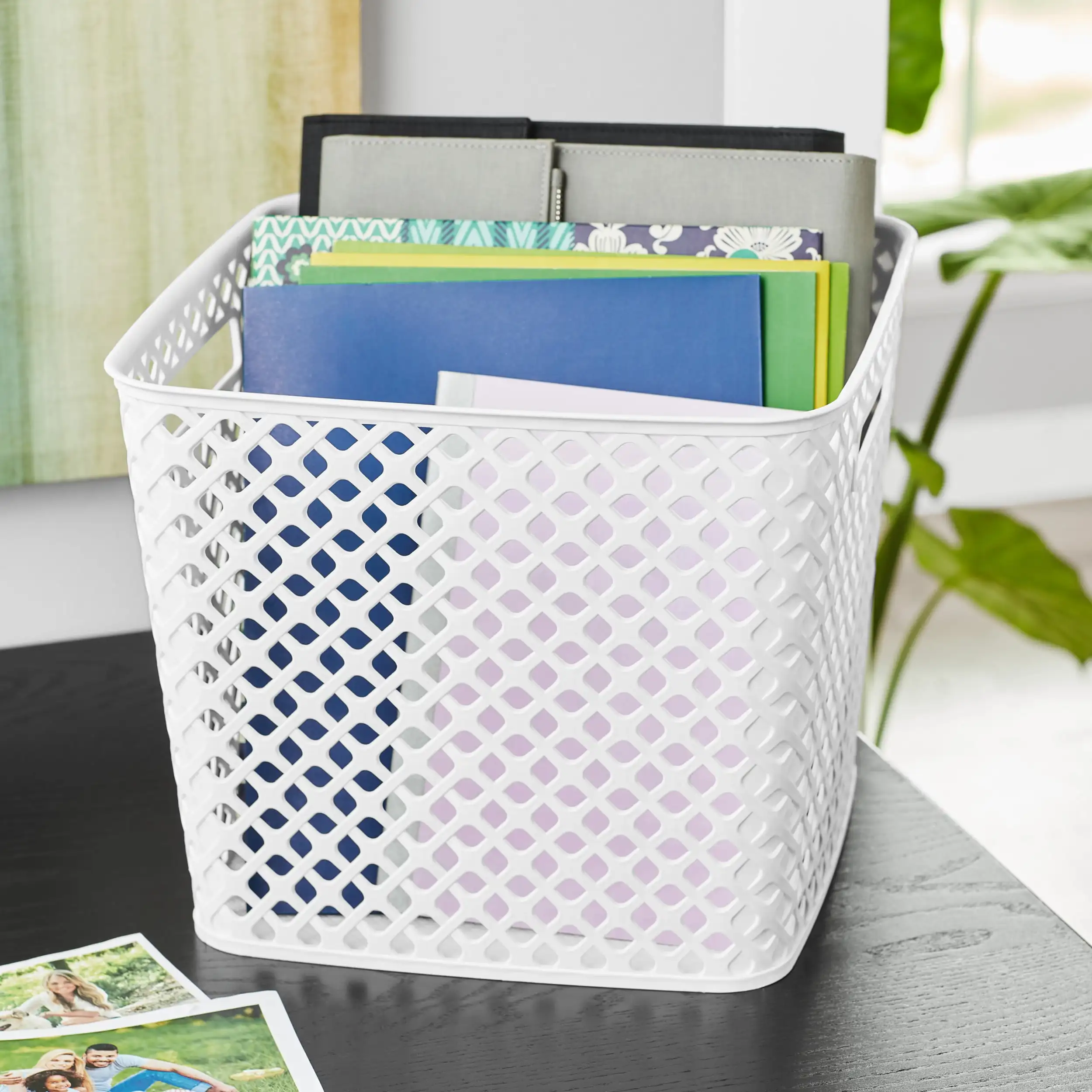 White 13 Cube Decorative Storage Basket