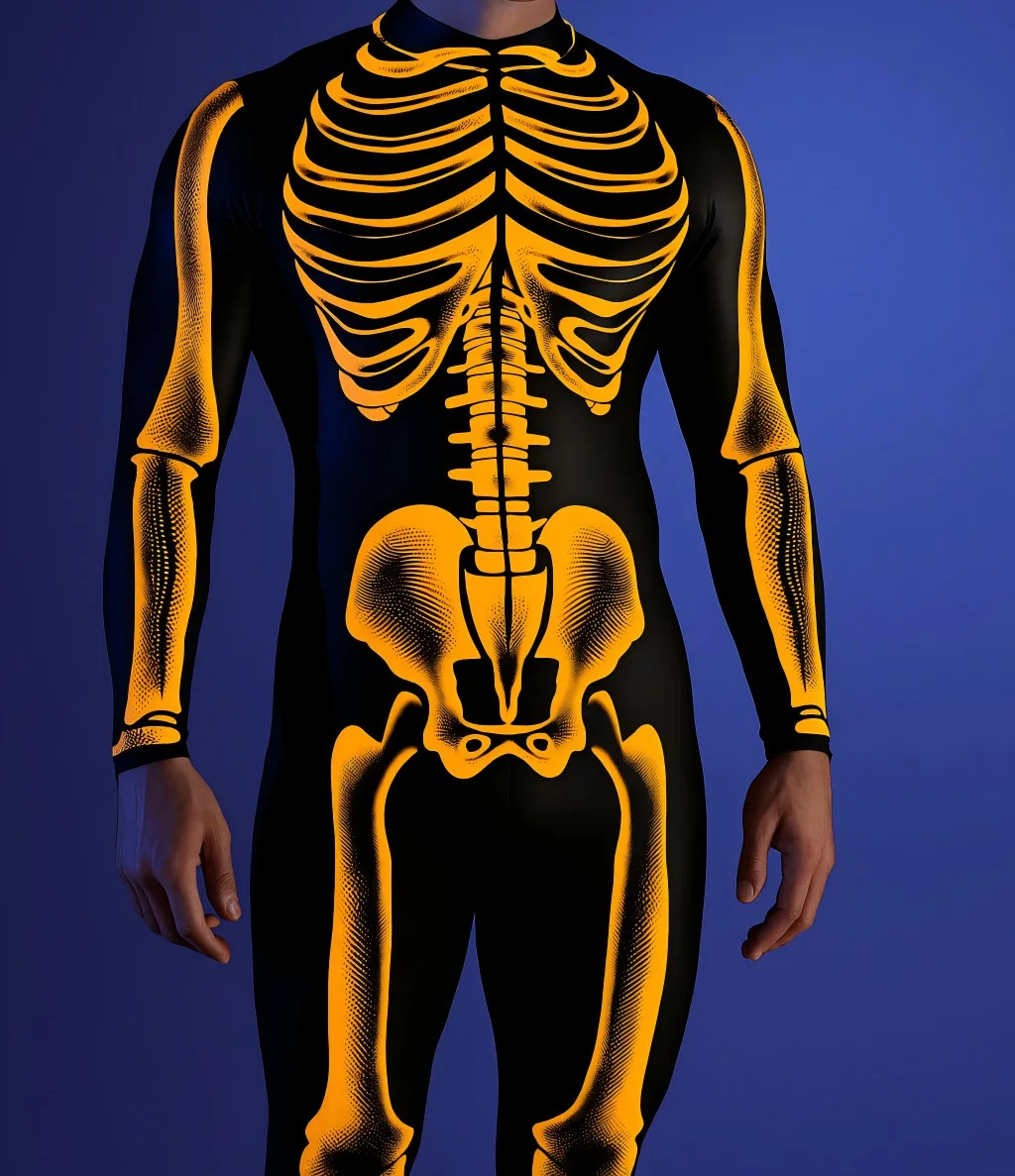 Herren Halloween Cyberpunk Jumpsuit 3D Digitaldruck Roboter Zentai Erwachsenen Cosplay Catsuit Bodysuit Karneval Rennrad Kostüm – Detail 26
