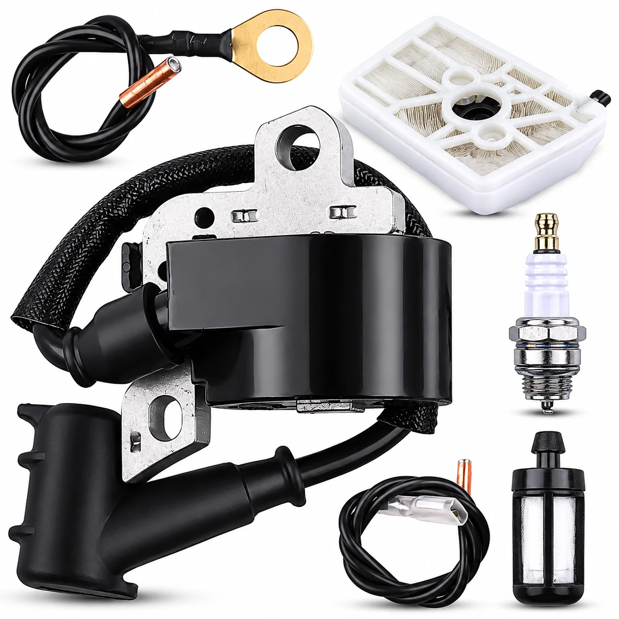 Chainsaw Accessories For STIHL 024 AV Repair Kit Ignition Coil Air Filter Replacement Module