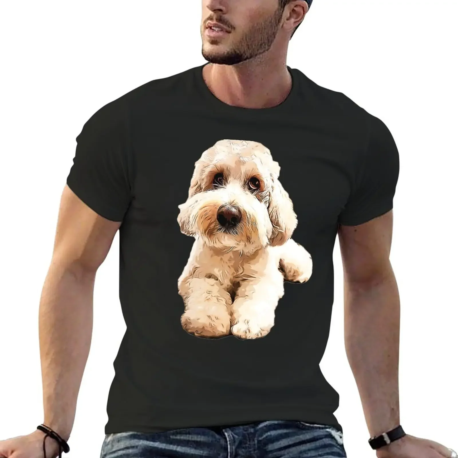 Cockapoo Cockerpoo Spoodle Golden T-Shirt blanks sublime mens clothing