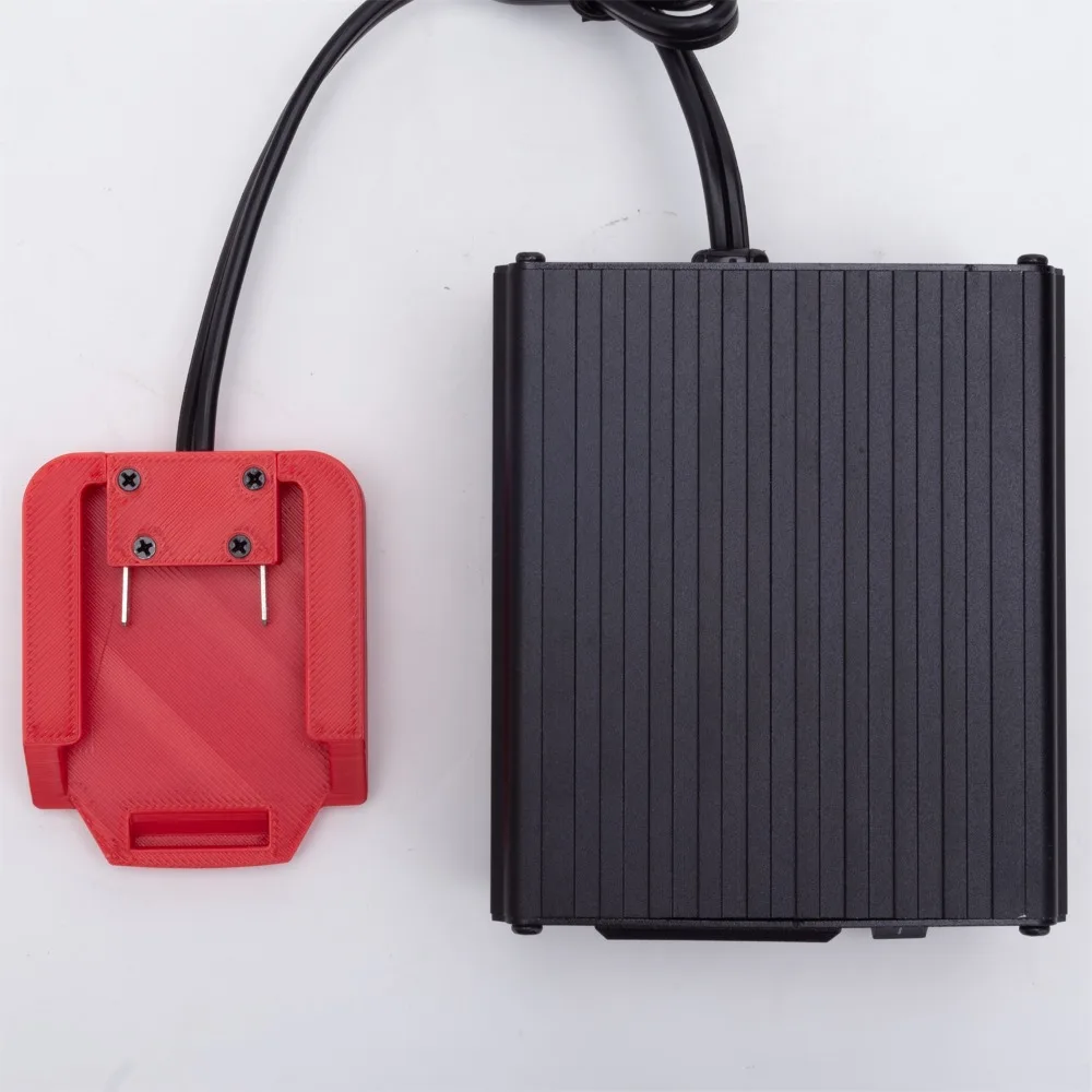 Imagem -05 - Inversor de Energia Portátil de 200 w para Bateria Lidl Parkside X20v dc 18v para ac 220v Alimentado com Usb 5v 2.4a para Reino Unido ue au sem Bateria