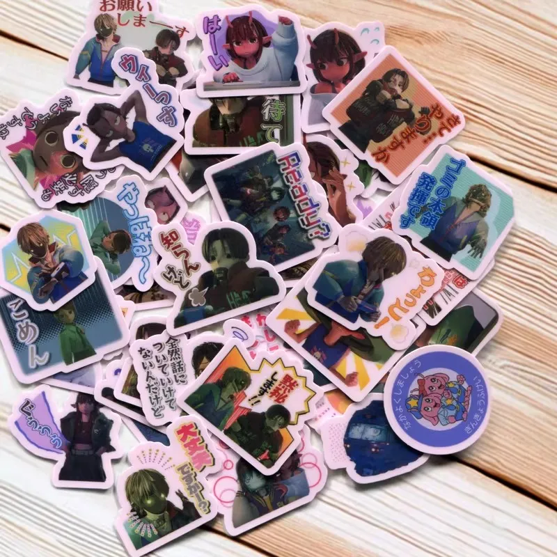 

40 шт./упаковка, 40 шт. водонепроницаемых наклеек Galaxy Express 2-3 см