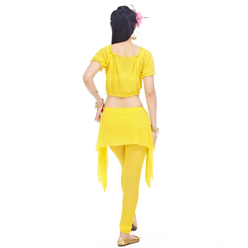 الشاش المياه شفافة تنورة الخصر طماق دعوى الرقص الشرقي دعوى التدريب دعوى ممارسة مجموعة أعلى + السراويل + تنورة الصيف الدعاوى