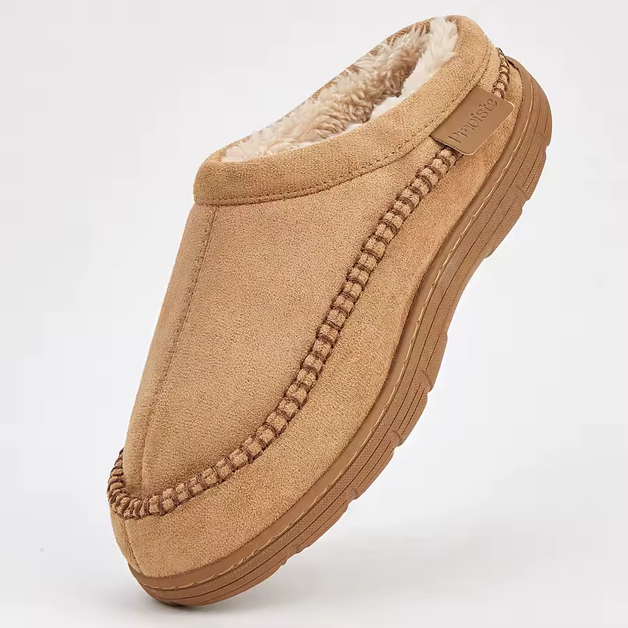 Pmoiste 소프트 스웨이드 슬리퍼