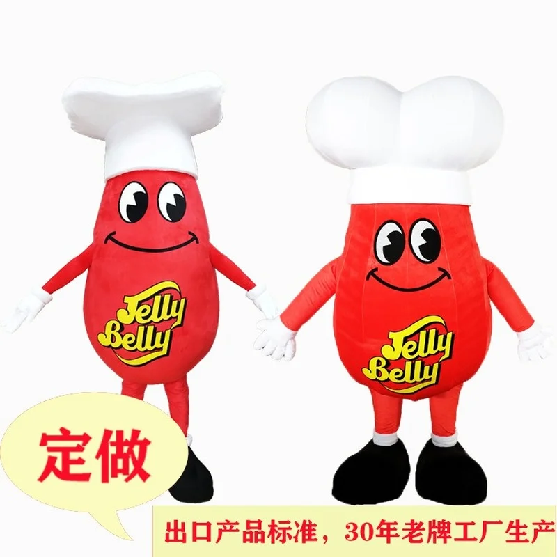 New Cartoon Cat Mascot Costume Chef Plush Promotional Cartoon Costume Doll Costume