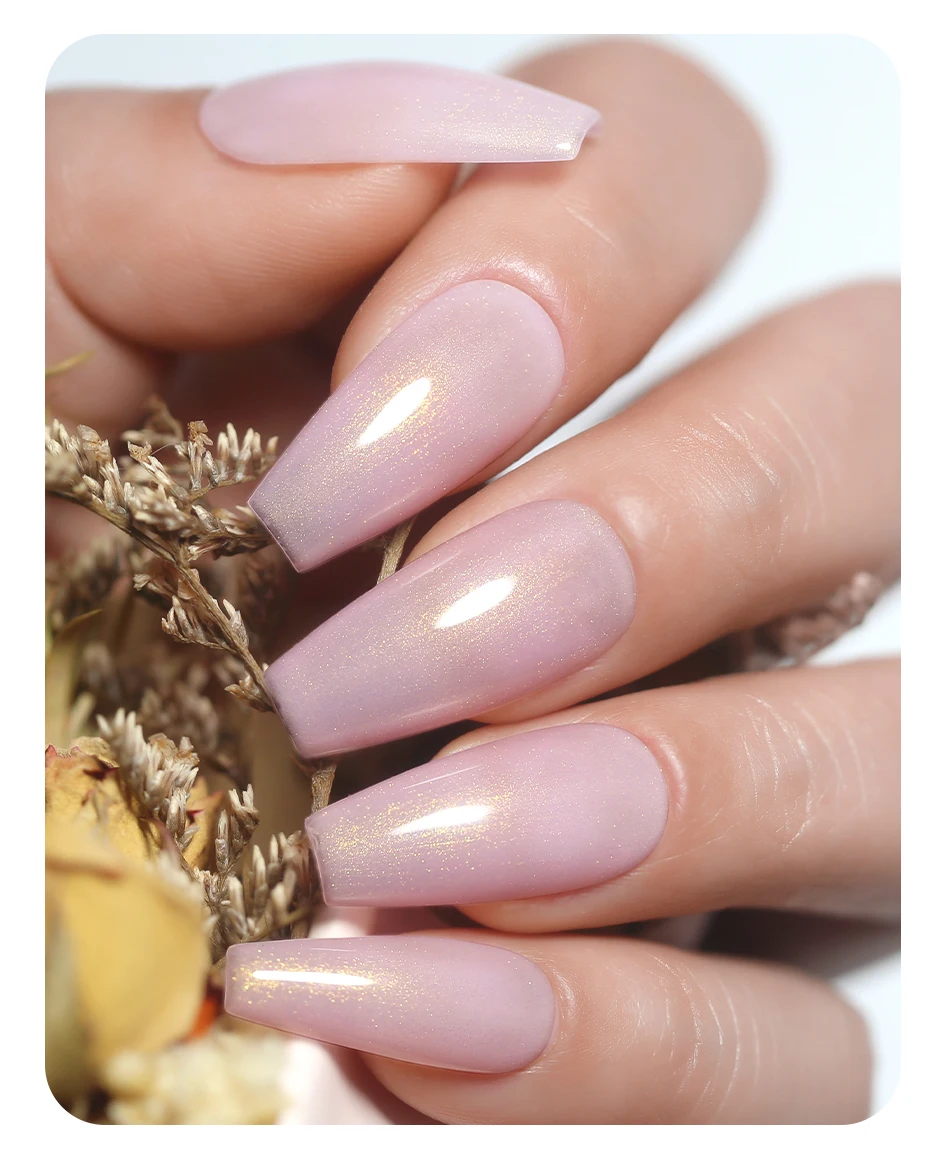 Arte Clavo Großhandel 15ml Japanischer Nagel-Gel-Lack Flash White Shell Aurora Pink Pearl Milky Glitter Gel Dropshipping Salon – Detail 12