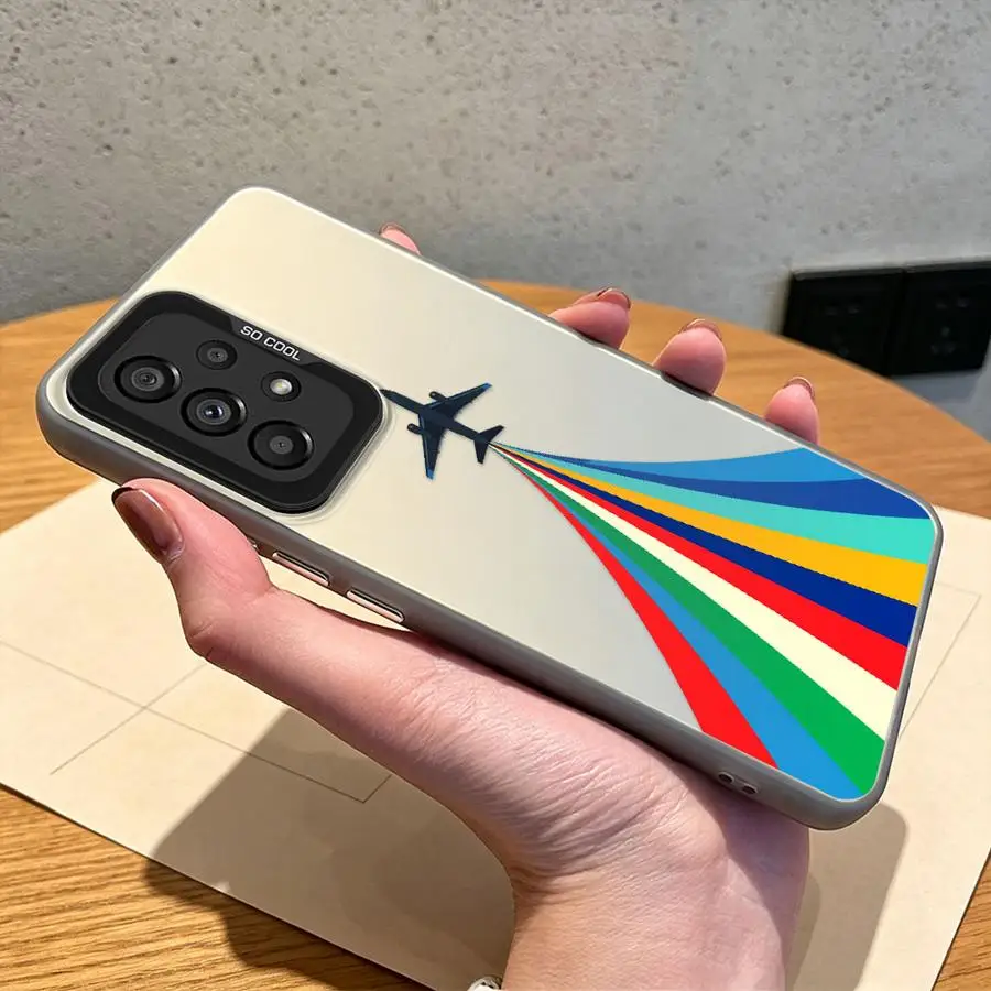 Fashionable Airplane Case for Samsung Galaxy A71 A14 A57 A25 A17 A54 A31 A07 A15 A16 A51 A04 A12 A72 A26 A50 A56 A23 A34 A37