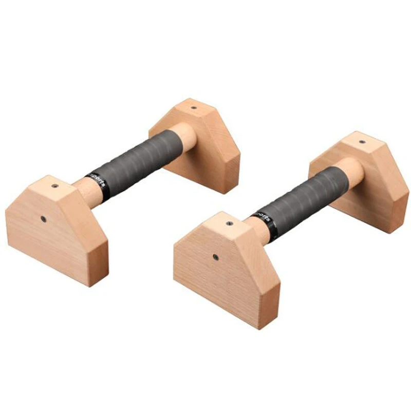 Natural Wood Push-up support male home fitness support wooden exercise arm muscle frame push-ups