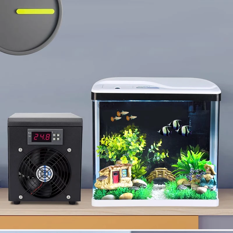 Chiller fish tank small aquarium circulation constant temperature household small cold and warm dual-purpose refrigerator fish f