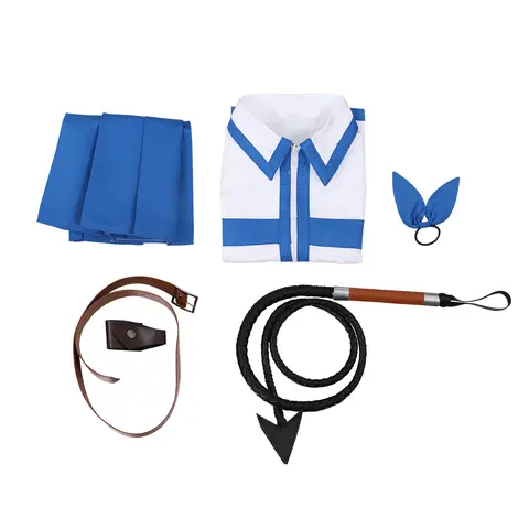 HOLRAN Kvinnor Lucy Heartfilia Standard Uniform Cosplay Kostym Festklänning 10 best sales Lucy cosplay Fairy Tail - №8
