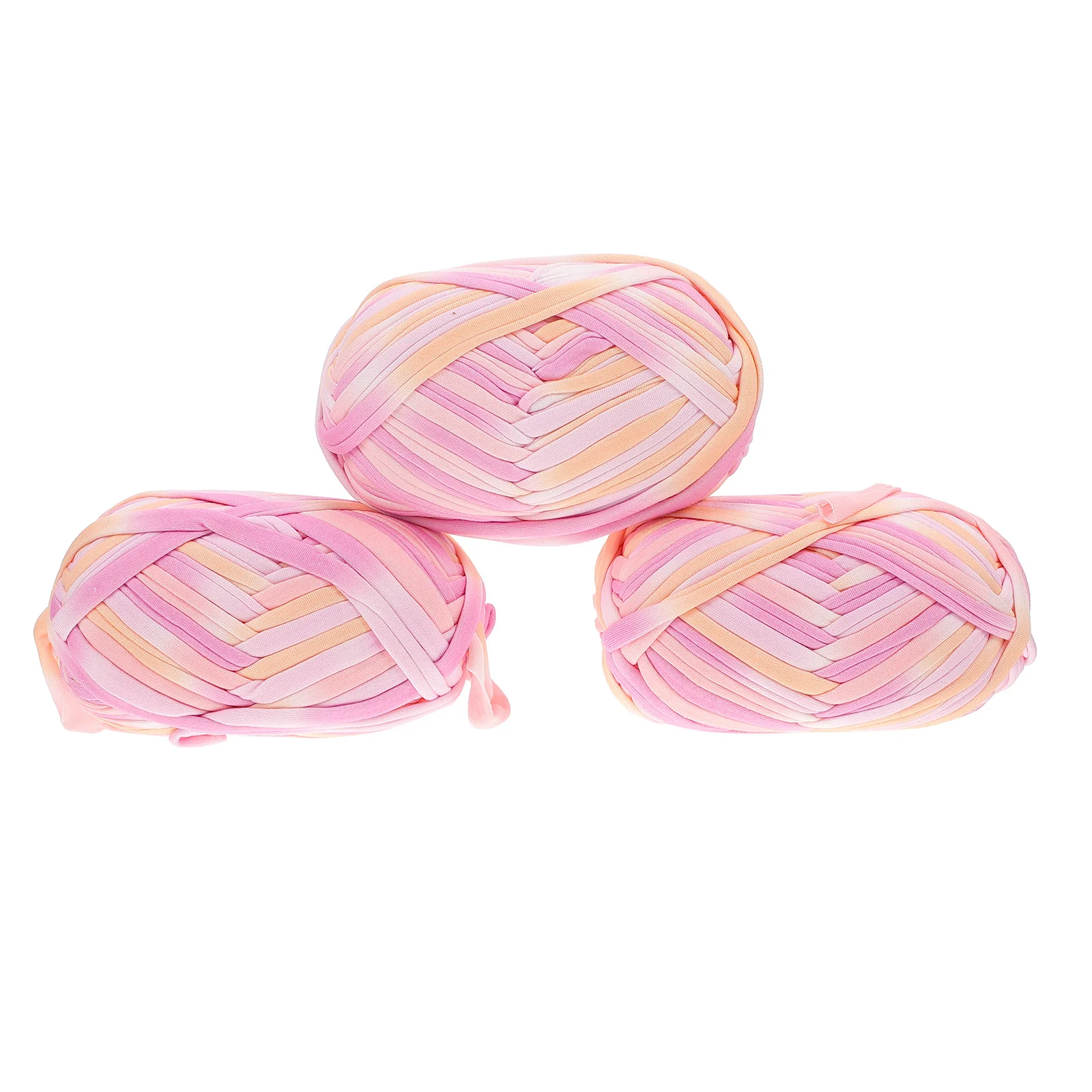 3 حزم مصبوغ غزل الكروشيه تي شيرت النسيج القطن الحياكة غزل النسيج سميكة لينة للقبعات والأوشحة البطانيات Diy بها بنفسك سترة السجاد