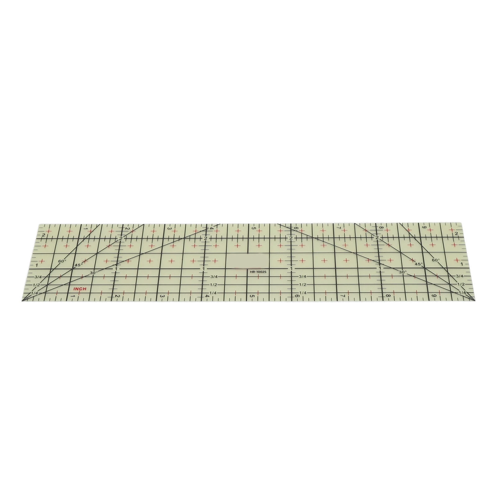 Règle thermique professionnelle Hot Hem Ruler, résistante à la chaleur, flexible, antidérapante, pour la couture et le quilting HR10025