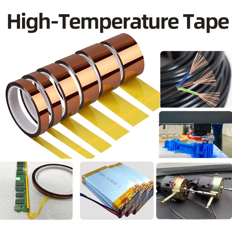 30M/Roll High-Temperature Thermal Insulation Tape for CPU And 3D Printer Work Surface PCB Circuit Board Protection