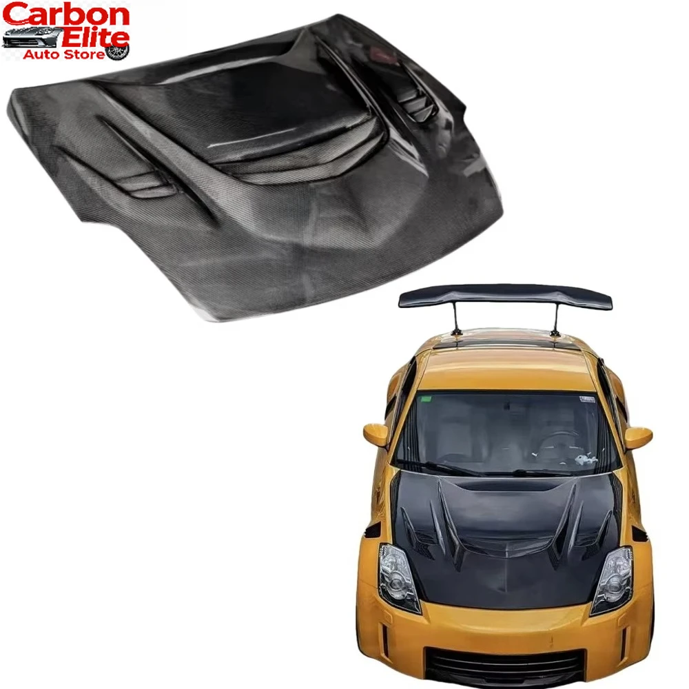 

Высококачественный перфорированный капот из углеродного волокна для Nissan 350Z