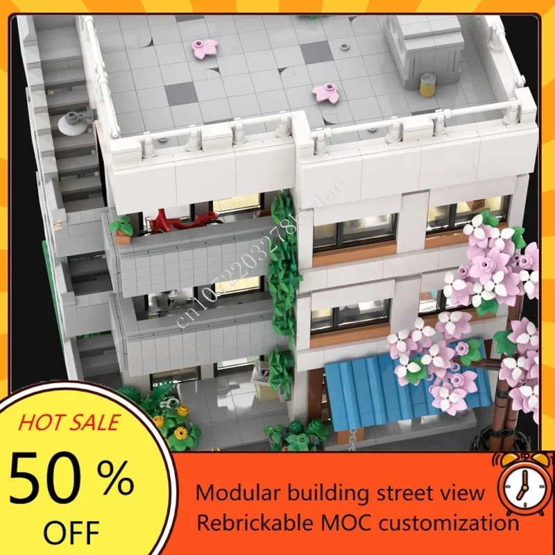 3711PCS de Moderne Modulaire MOC Creatieve street view Model Aangepaste Puzzel Architectuur DIY Onderwijs Assemblage Model Speelgoed Geschenken