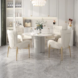 Sedie da soggiorno moderne nordiche bianco lusso confortevole sedie da pranzo di design imbottiture Lounge Sillas Silla mobili Plegable