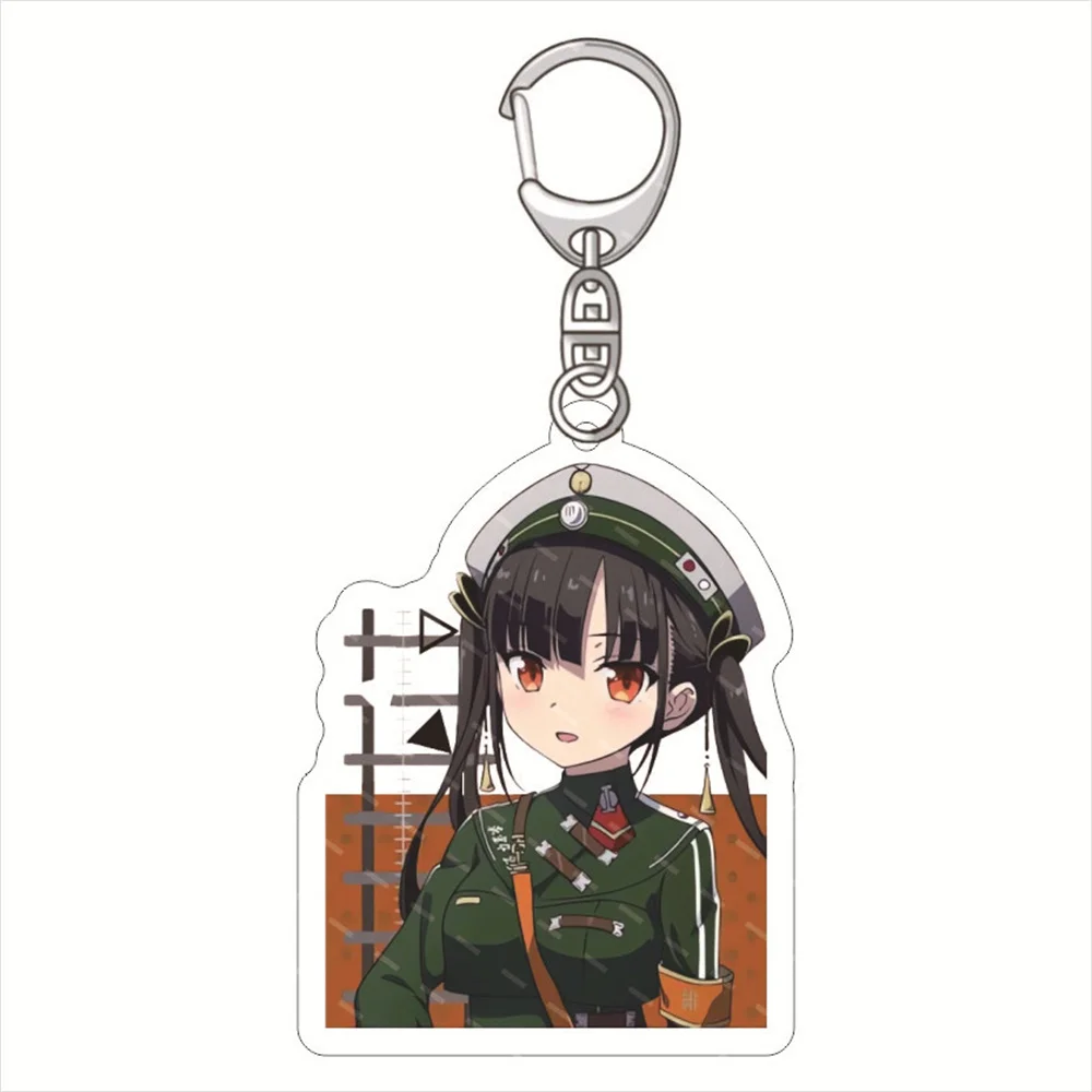 Maitetsu Rail  Anime Romanesque Hachiroku Migita Makura Acrylic Keychain Cosplay Charm Backpack Pendant Key Ring Otaku Xmas Gift