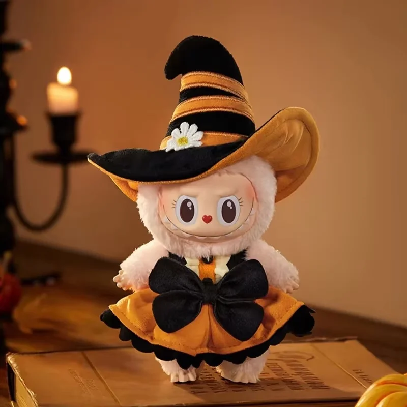 2024 Genuine mokoko Happy Halloween Party Series Magic Of Pumpkin Vinyl Pendent Doll Keychain Kawaii Toys birthday gift