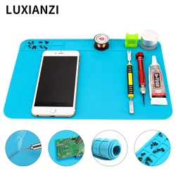 LUXIANZI ESD Heat Insulation Soldering Mat For Computer Phone Electronic Equipment Component Placement Repair Work Pad