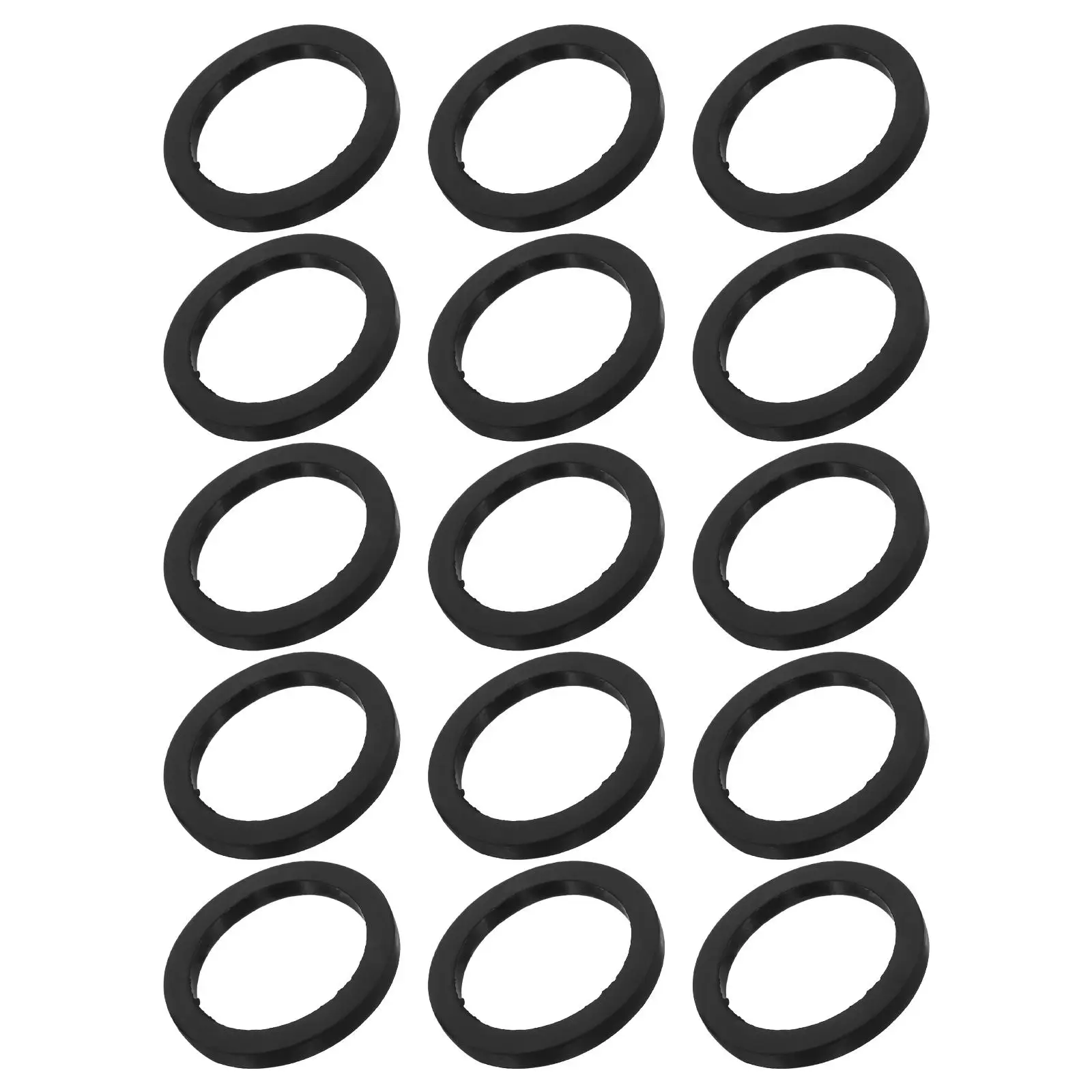 

15 Pcs Water Hose Seal Ring Rubber Flat Washer Gasket Washers Nozzle for Garden Oil Resistant