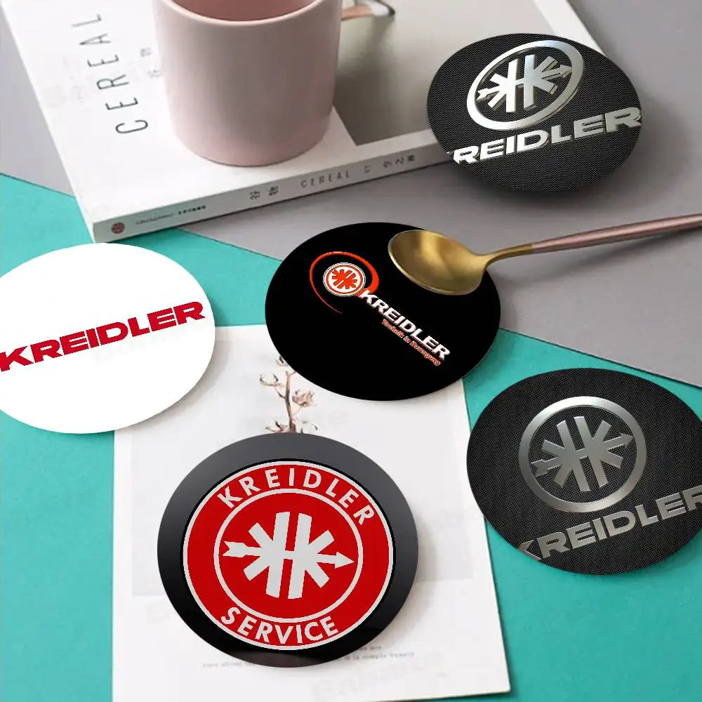 K-KreidlerS LOGO 1 Stück Musteruntersetzer Teetassen-Wärmeisolierpad Verbrühungsschutz Rutschfeste Tisch-Schüssel-Teller-Unterlage