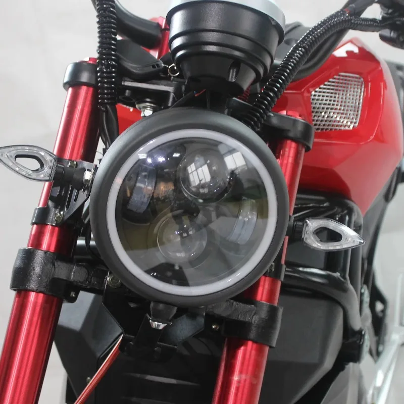 2025 أحدث Rlittle Monster Etro سريع دراجة نارية سباق كهربائية 80 km/ساعة دراجة نارية رياضية للبالغين 72 فولت 2000 واط محرك رياضي فولاذي