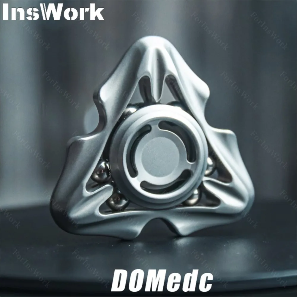 DOMedc Fidget Spinner métal Fidget jouet peut contenir 6 pièces de perles de 6mm EDC Gadgets anti-stress