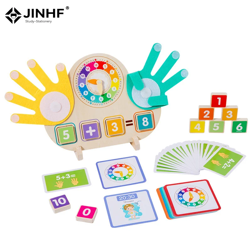 

Игрушки для дошкольного обучения для малышей, игрушки Монтессори для детей 3-5 лет, обучающие математические манипуляции, блоки для подсчета чисел