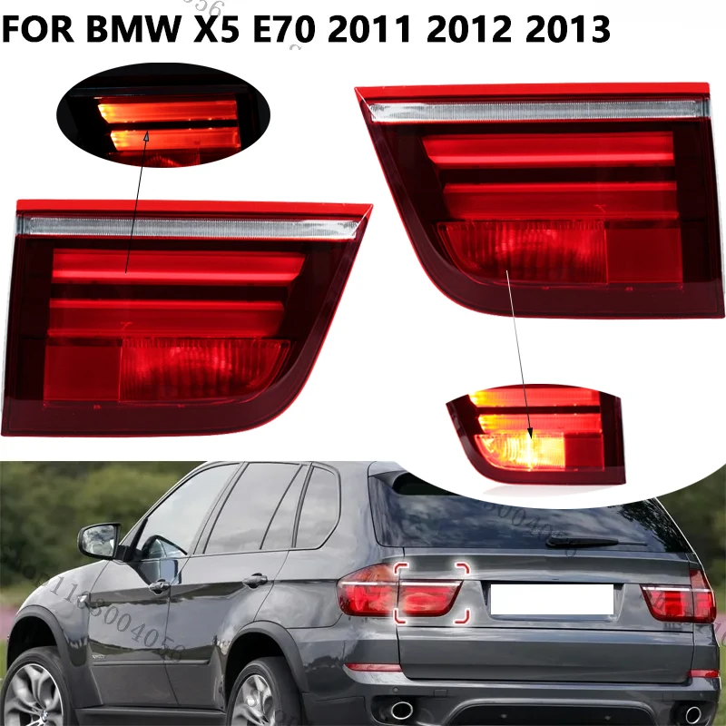 

Inner Tail Light Assembly For BMW X5 E70 3.0d 3.0sd 3.0si 3.5d 4.8 2011-2013 Rear Signal Warning Brake Lamp Taillight