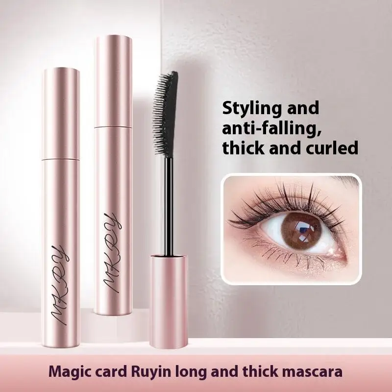 กันน้ํา Long Lasting Silky Lash สีดําสีน้ําตาลขนตายาวมาสคาร่า Eyelashes Extension Beauty Eye Make Up เครื่องสําอางค์