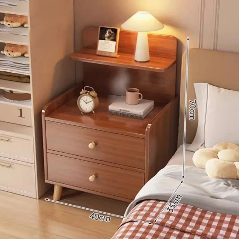 

Night Bedside Tables Bedroom Cabinet Unique Storage Bedside Wooden Lightweight Cabeceira Aesthetic Nachttisch Room Furniture