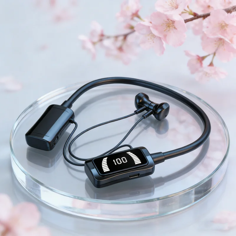 Wireless Sports Earbuds Bluetooth-Compatible 5.3 Neckband E…