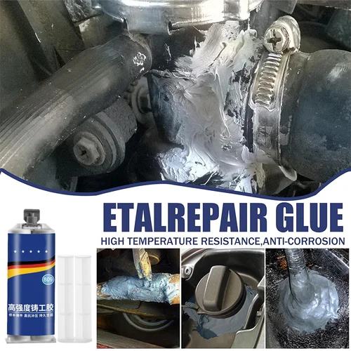 Imagen 2 del producto Adhesivo para reparación de metales, sellador de unión de alta resistencia, resistencia al calor, soldadura en frío, agente de reparación Industrial, pegamento de extrusión de fundición