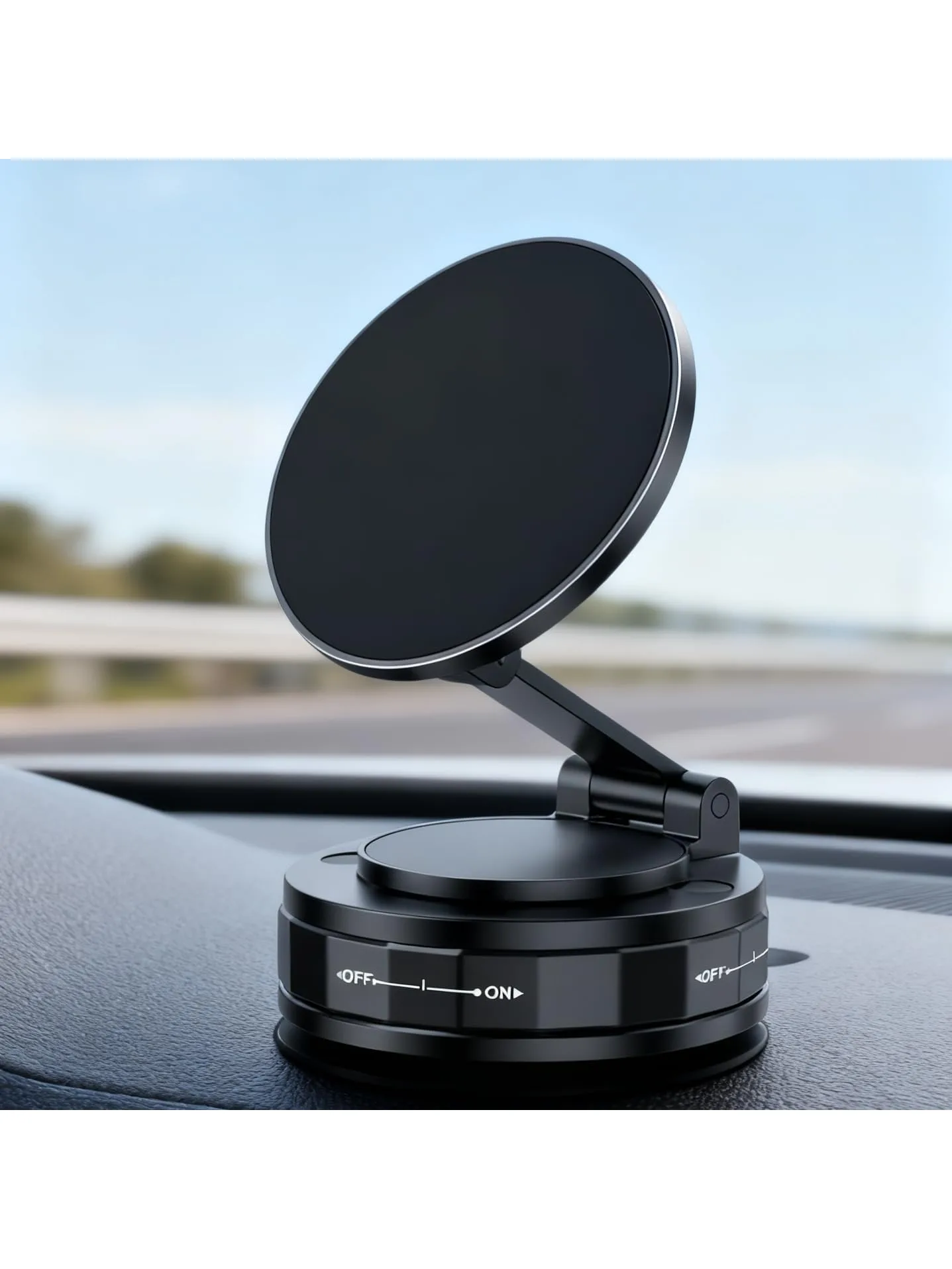 

Magnetic Phone Holder for car 360° Rotatable Foldable & Adjustable Magnetic Car Mount