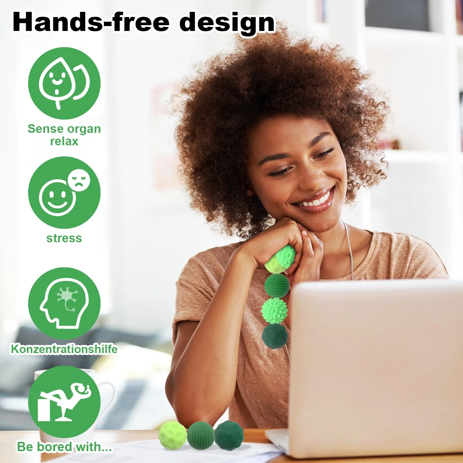 Boules magnétiques en Silicone avec boîte de rangement, jouets anti-anxiété sensorielle, cadeaux pour adultes et enfants, 6 pièces