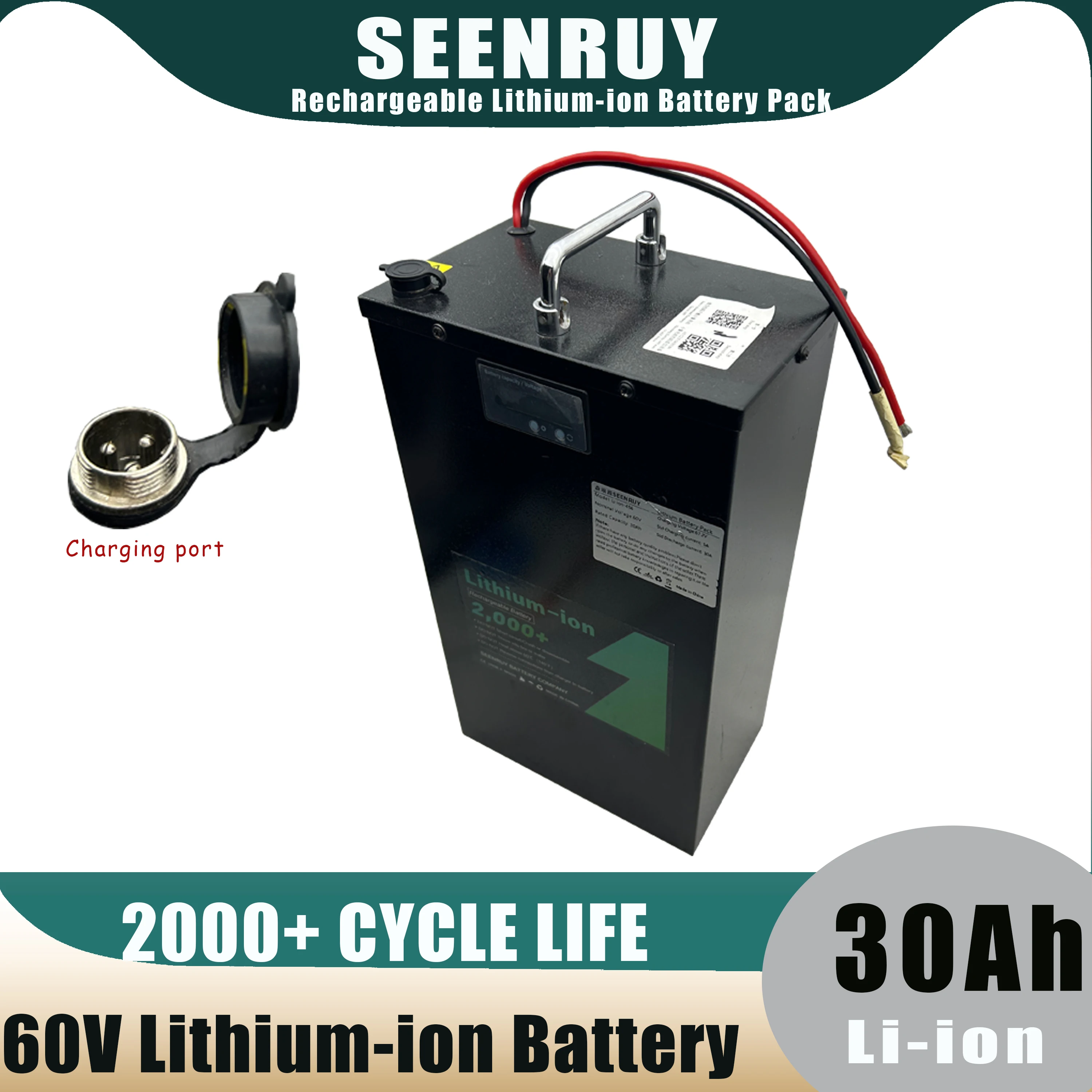 60v 30AH 40AH 50AH  Lithium Ion Battery Pack for Golf Car Electric Car