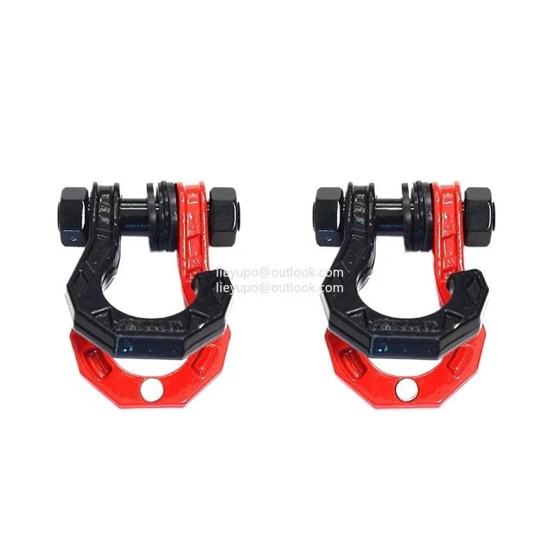 New Split Shackle Off-Road Vehicle 3/4U Trailer Hook with Magnet Trailer Shackle Large 8 Ton Rescue Shackle