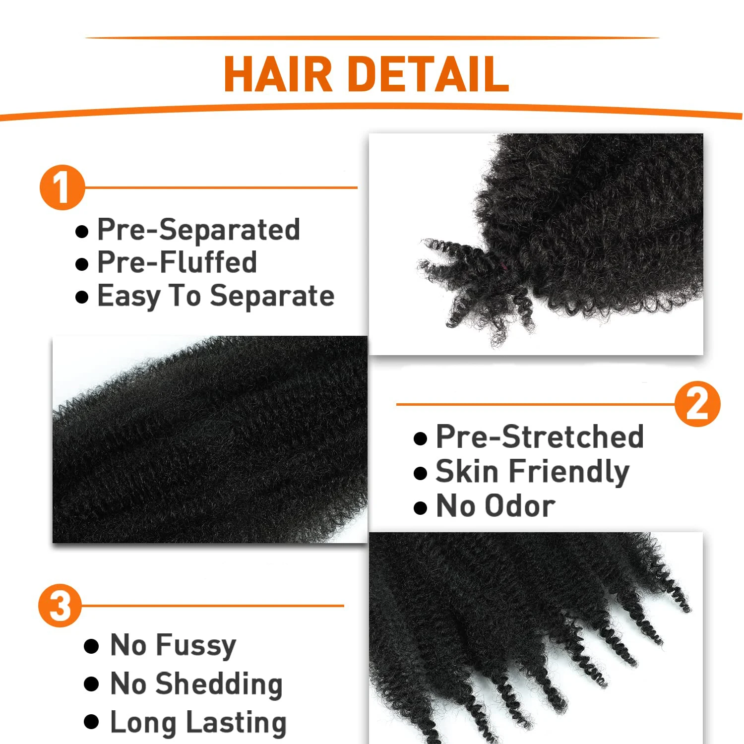 12 -30 بوصة الأفرو تويست تويست تجديل الشعر نابض الأفرو تويست الشعر الاصطناعية قبل رقيق الربيع تويست الشعر لينة Locs