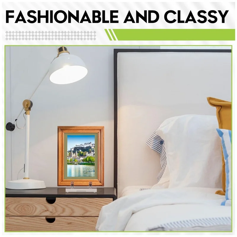 

A98E-акриловый мольберт с колышками, подставка для фотографий, телефона или искусства, прозрачный акрил