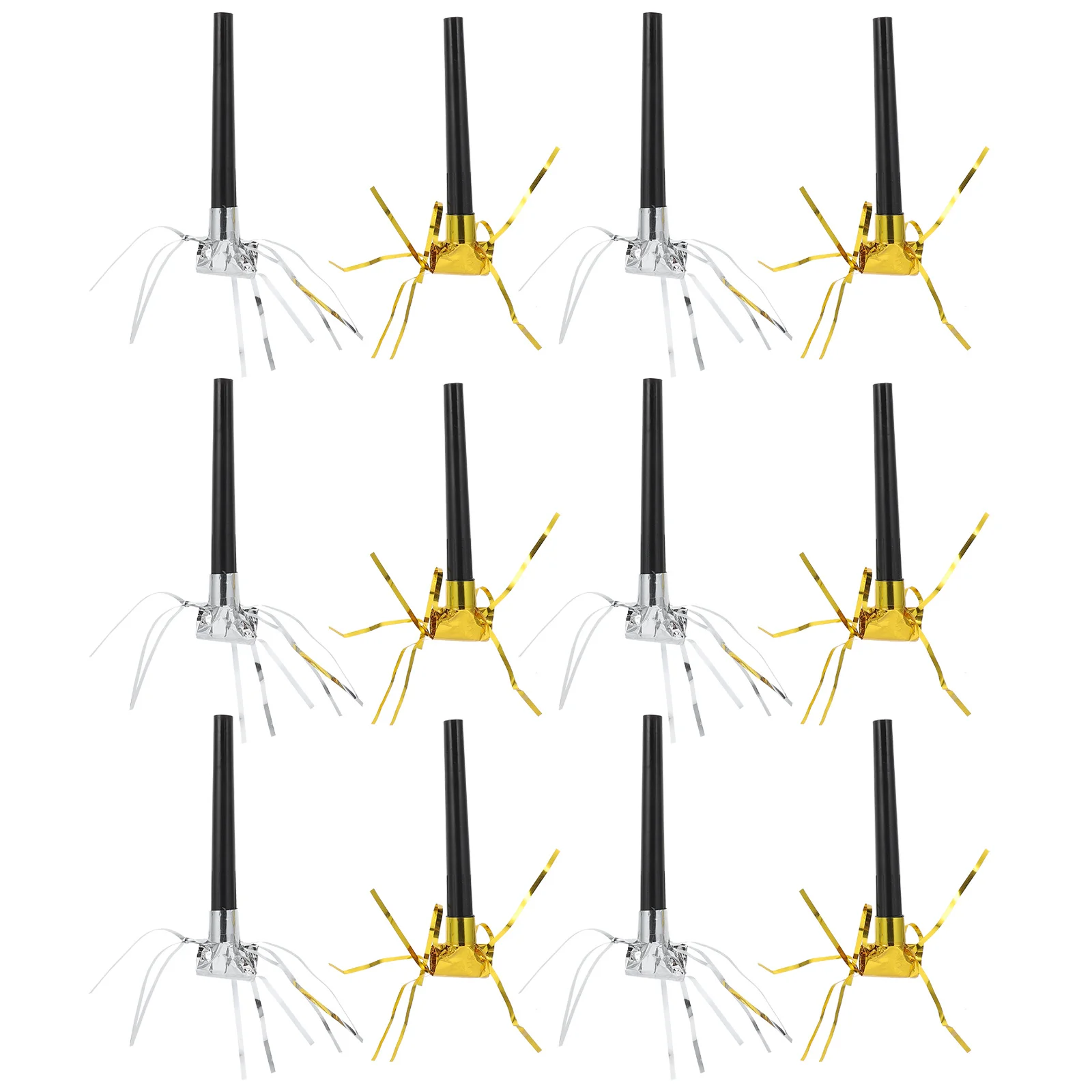 

40Pcs Party Whistles Fringed Tassel Plastic Blowouts Birthday Festival Celebration Supplies Party Whistles Fringed Noise Maker