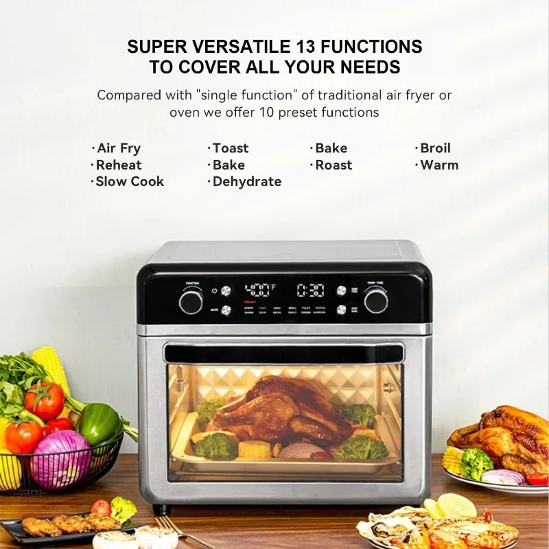 Karida Smart Air Fryer forno multifunzione controsoffitto forno a convezione accessori inclusi