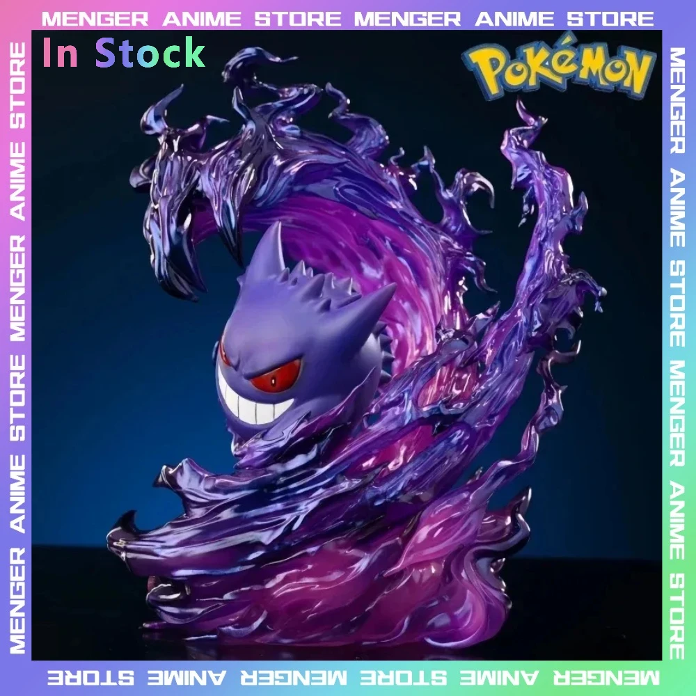 

18cm Gengar Pvc Figurine Model Anime Pokemon in Stock Doll Toys Cartoon Image Gengar Home Room Decor Collectible Kids Gifts