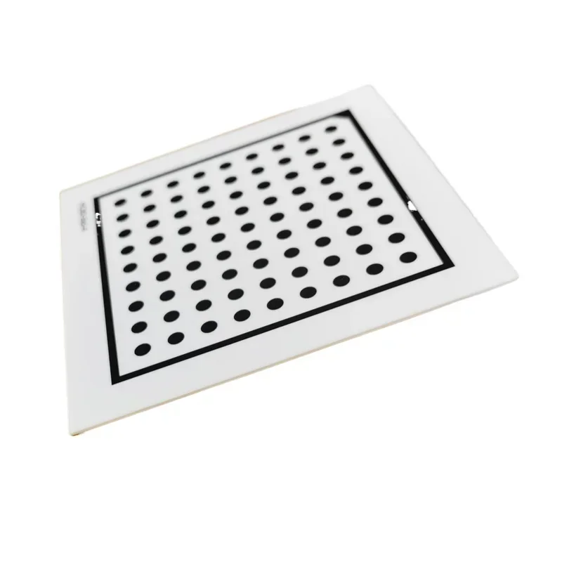 

Dot ceramic camera calibration plate, visual dot array high accuracy ± 1 micron