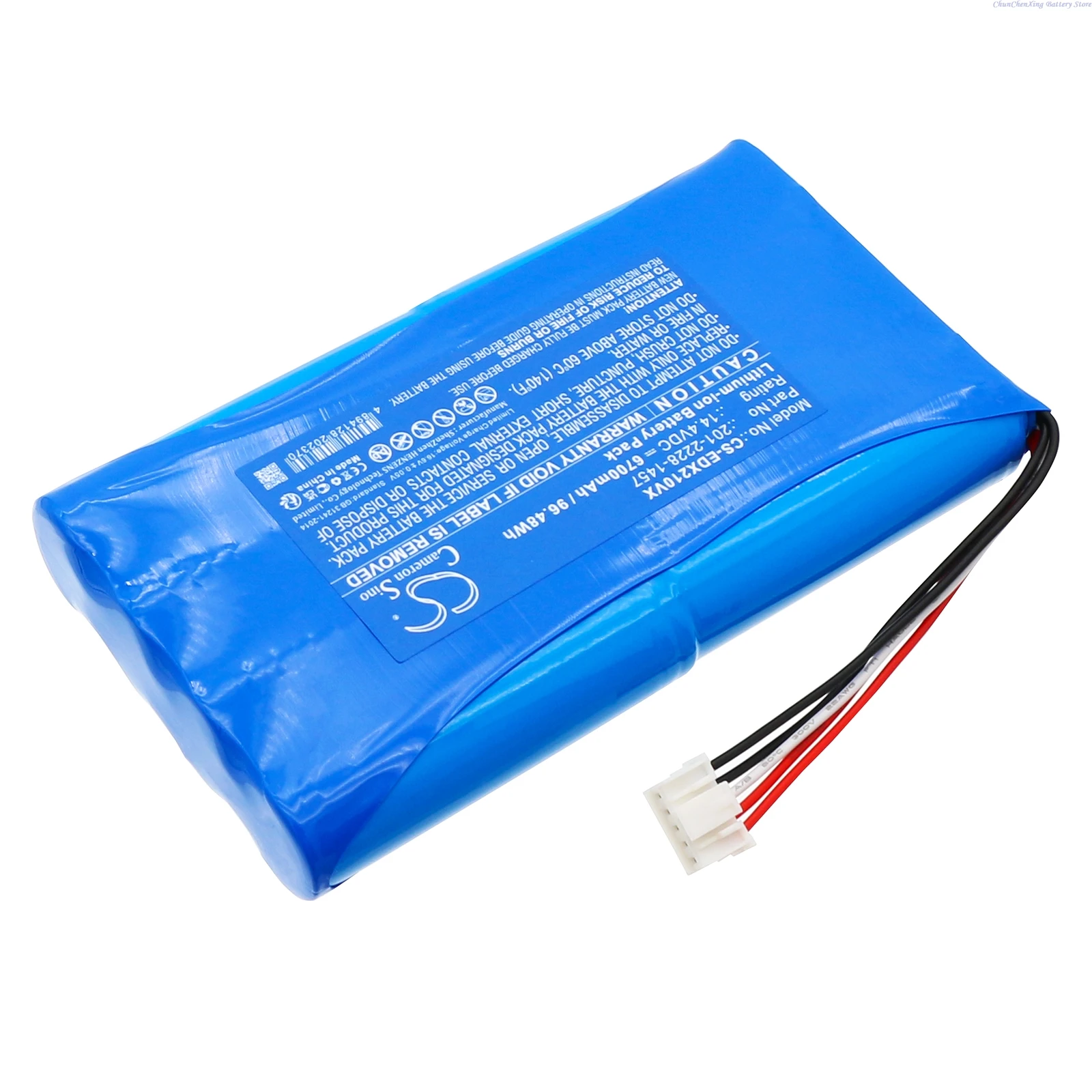 Image of Cameron Sino 14,4V 5900mAh/6700mAh Ersatzakku für Ecovacs Deebot X2S T50 X5 Pro OMNI X2 OMNI Combo DX2OMNI DX5OMNI