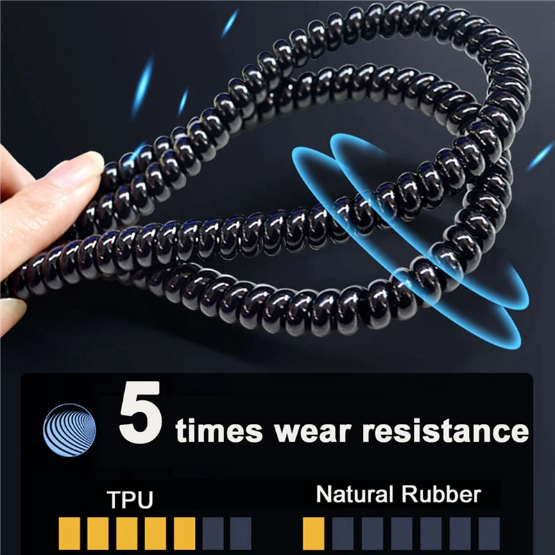 

24Pcs 1M E-Bike Cable Pipe Protection Spiral Wrap Winding Cable Wire Protector Cover Tube For Scooter Motorcycle