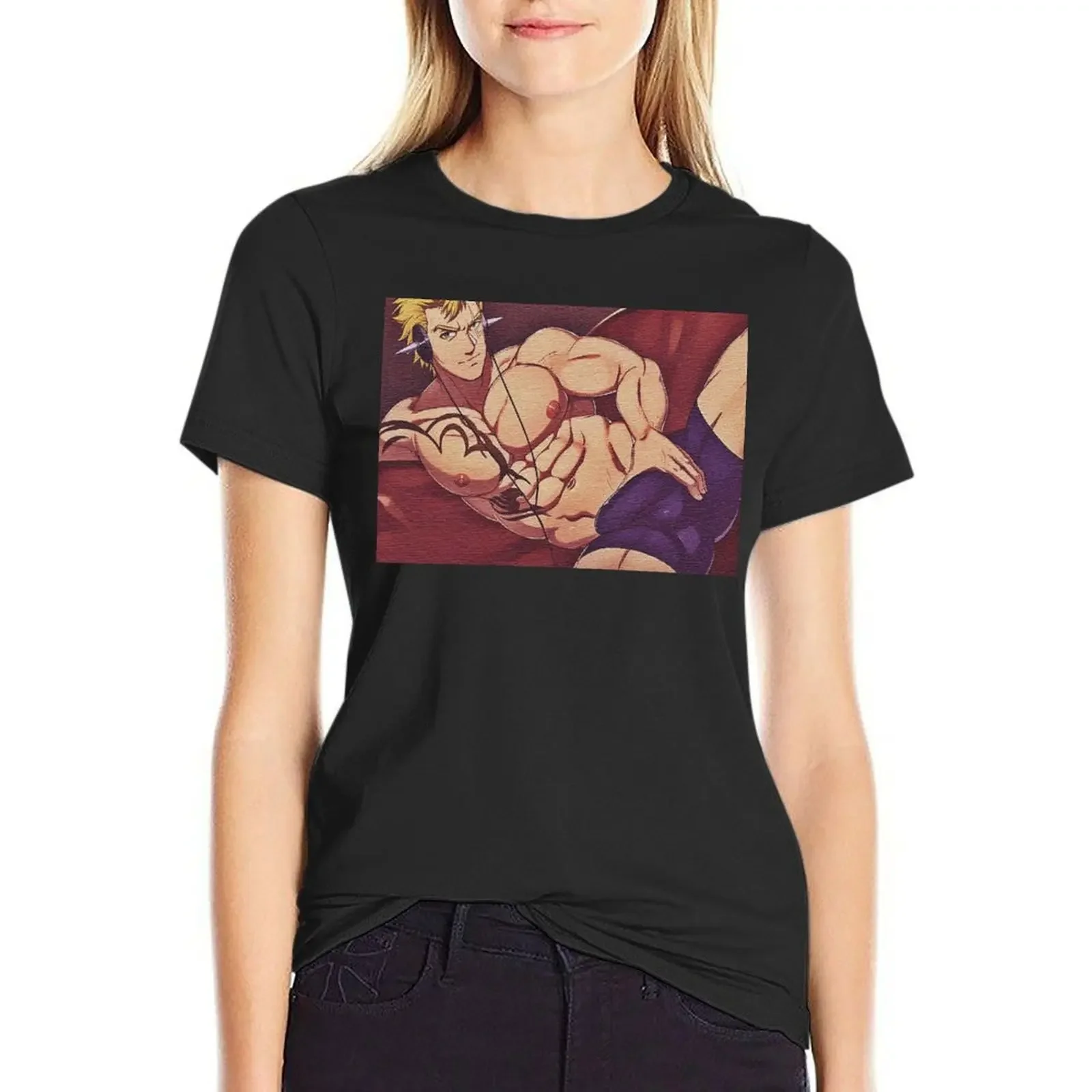 

sexy laxus dreyar, masculine bara T-Shirt tops shirts graphic tees cute tops plus sizes Women t-shirts
