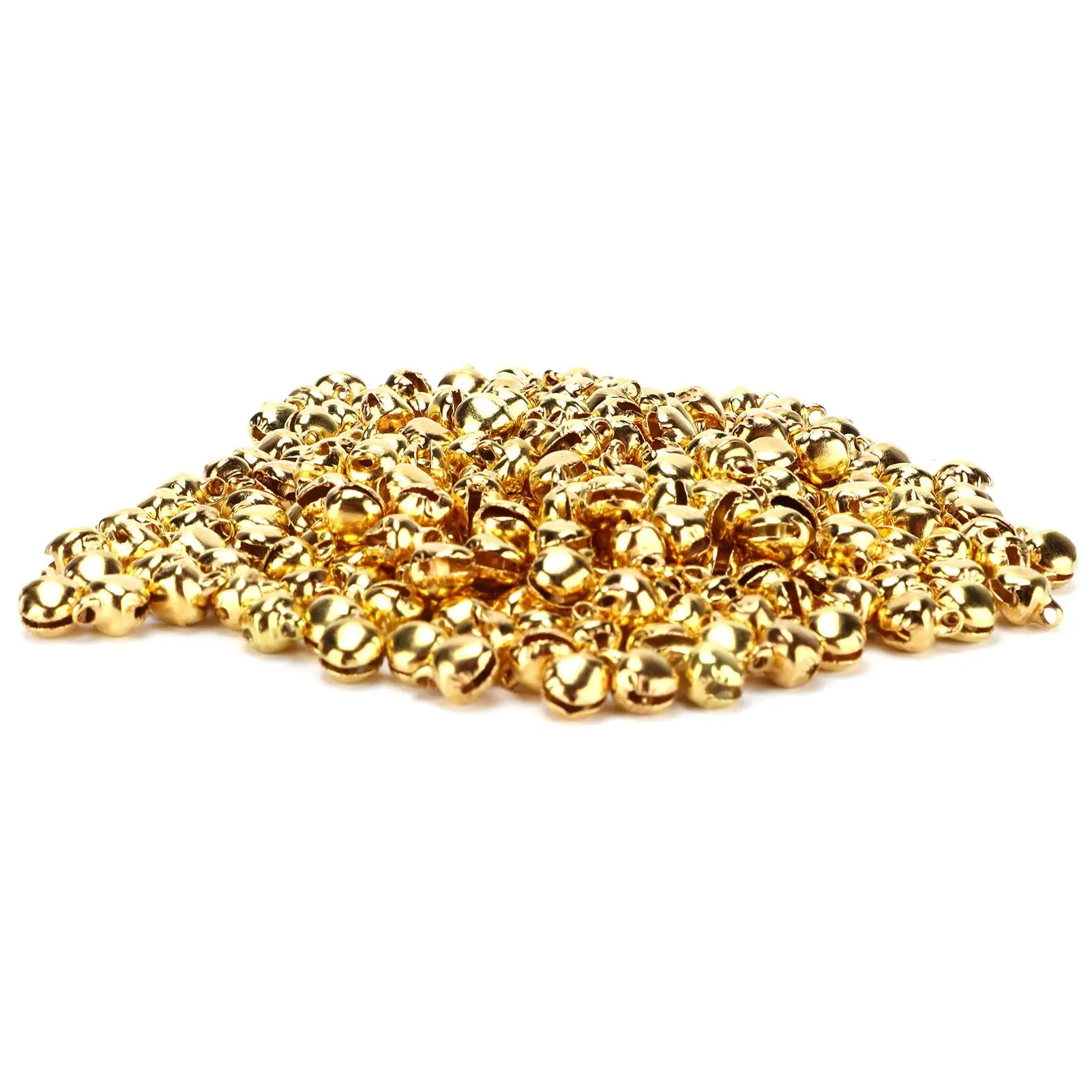 

300pcs Mini Iron Jingle Bells for DIY for craft Jewelry Festival Birthday Decoration Gift Gold