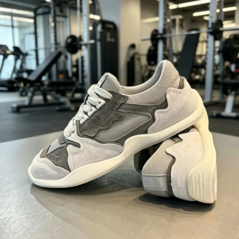 

British Training Shoes Casual Breathable Sporty Sneakers Retro Thick-Sole Shoes Men's and Woman's Running Shoes