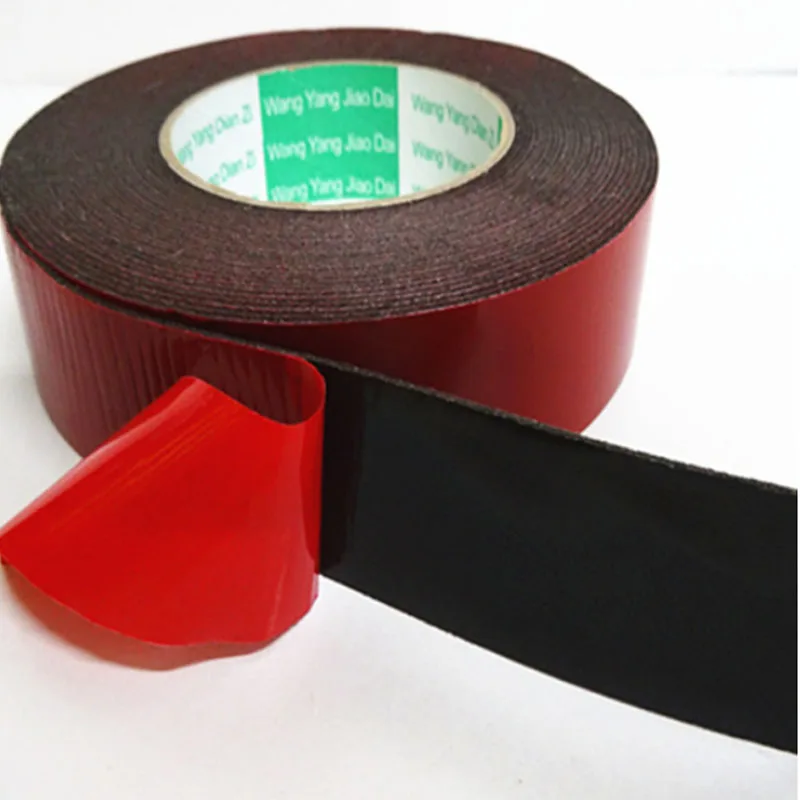 สองด้าน Self Adhesive เทปรถสติกเกอร์พิเศษ Super Strong กันน้ำสีดำฟองน้ำสำหรับติดตั้ง Fixing Pad Sticky