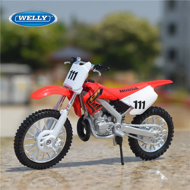 Maisto 1:18 HONDA CR250R Alloy Race Motorcycle Model High Simulation Diecast Metal Motorcycle Model Collection Children Toy Gift